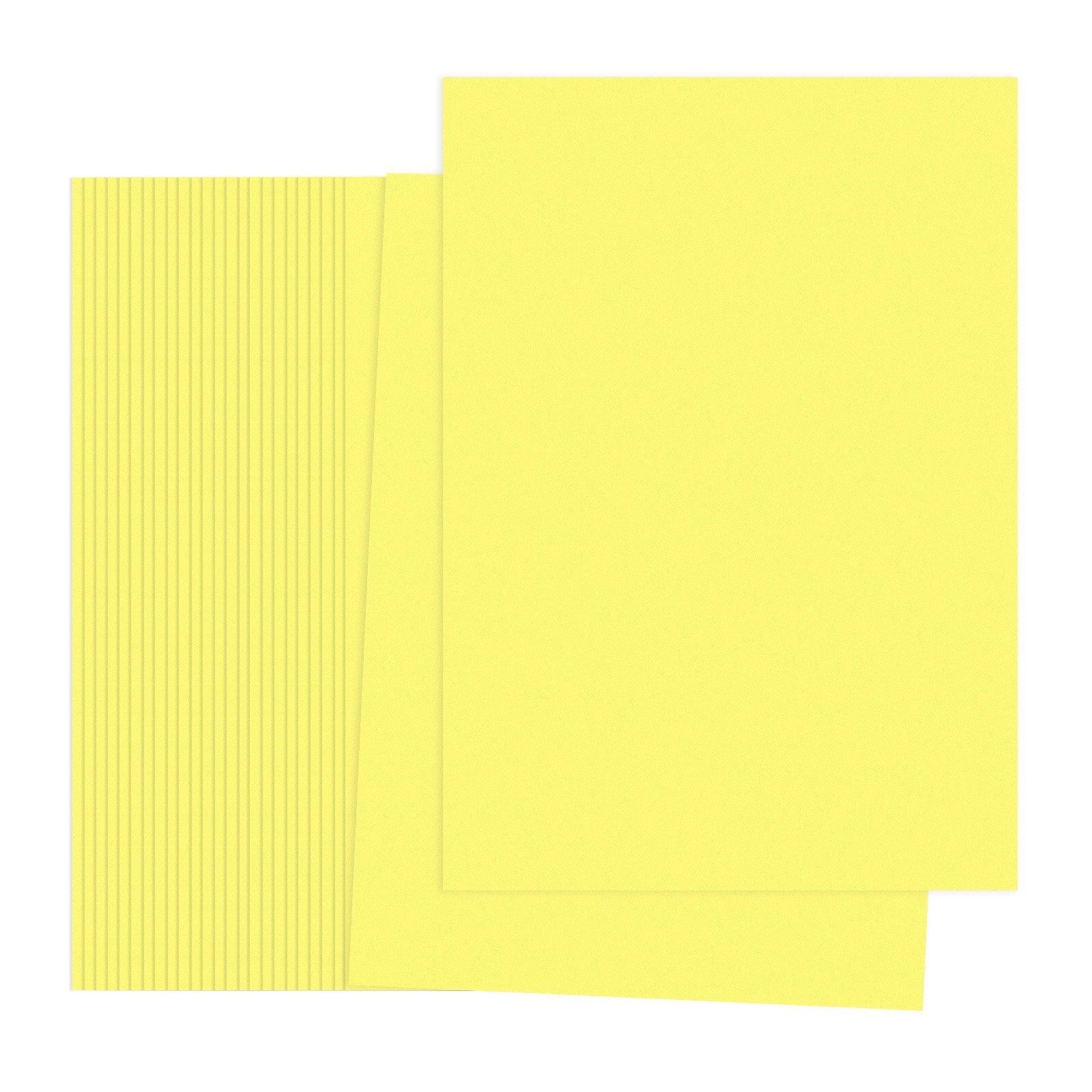Bright Yellow Color Copy Paper, 50 Sheets 11.7x8.3" A4 70gsm