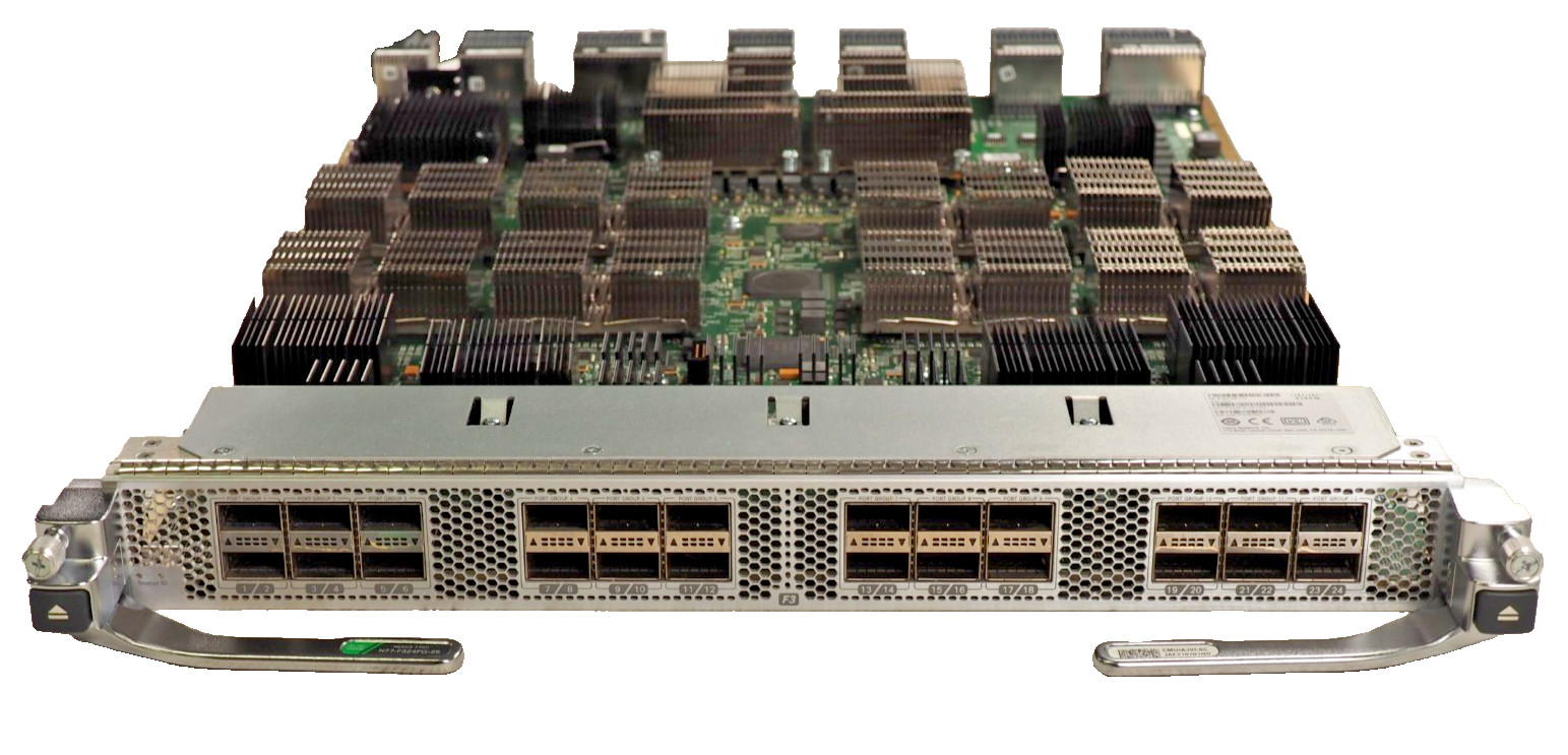 Cisco Nexus 7700 N77-F324FQ-25 24-Port 40GbE QSFP Ethernet Module 68-4762-08