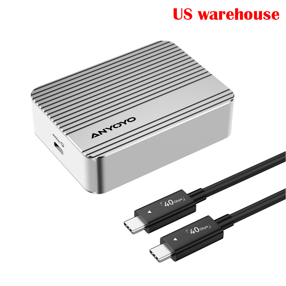 Anyoyo USB 4 10GbE USB Type C to RJ45 Ethernet Network Adapterfor Laptop/PC