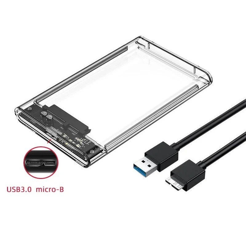 USB 3.0 SATA III 2.5 Inch HDD SSD External Hard Drive Enclosure UASP