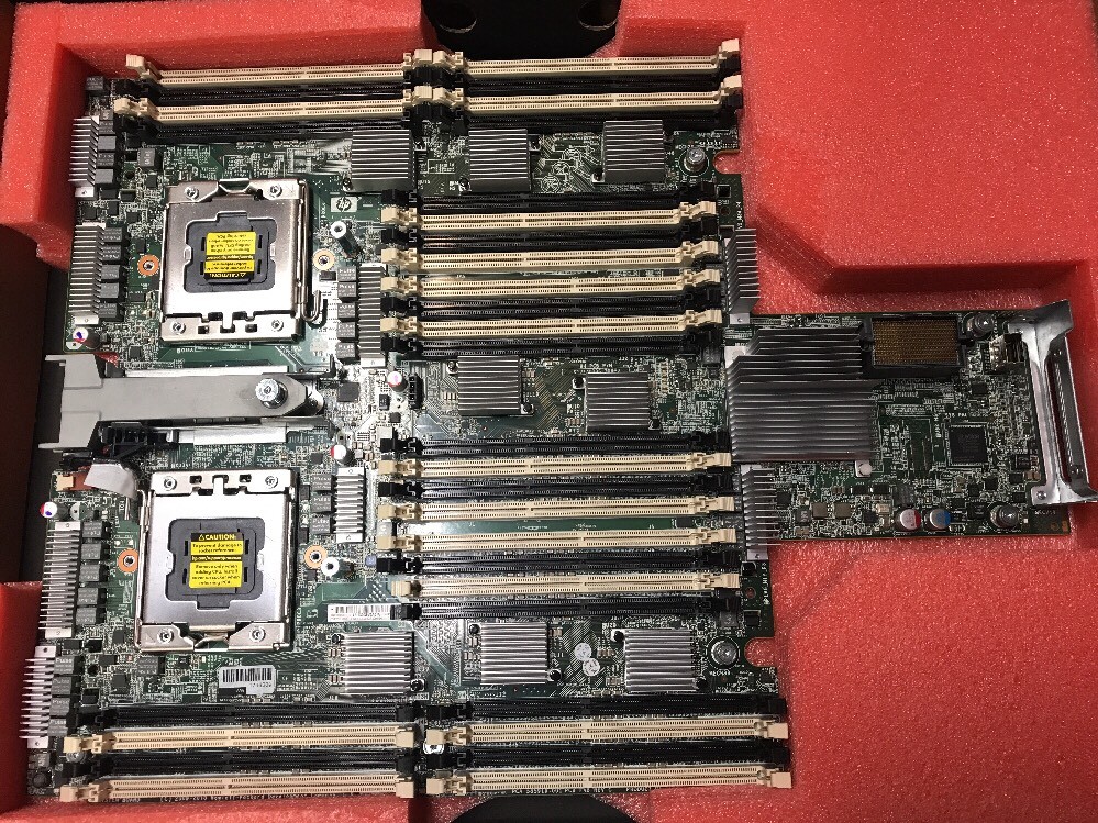 HP BL680c G7 B-side System Board Support Intel Xeon 7500 series Part# 610091-001
