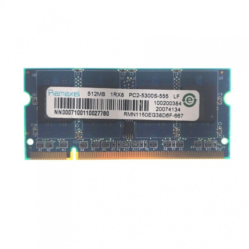 Ram Memory Ramaxel 1Rx8 Rmn1150Eg38D6F-667 512MB Ddr2 Replacement For Laptop