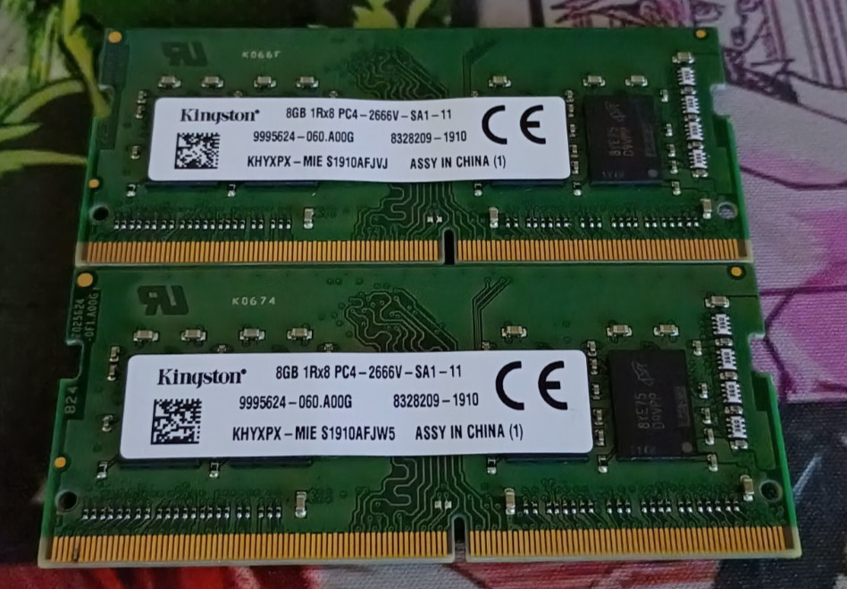Laptop DDR4 8GB Ram Details on description