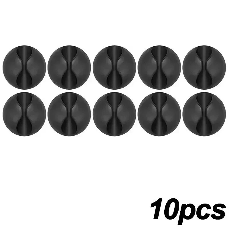 50Pcs Adhesive Cable Clips Cord Organizer Wire Management for Car Office