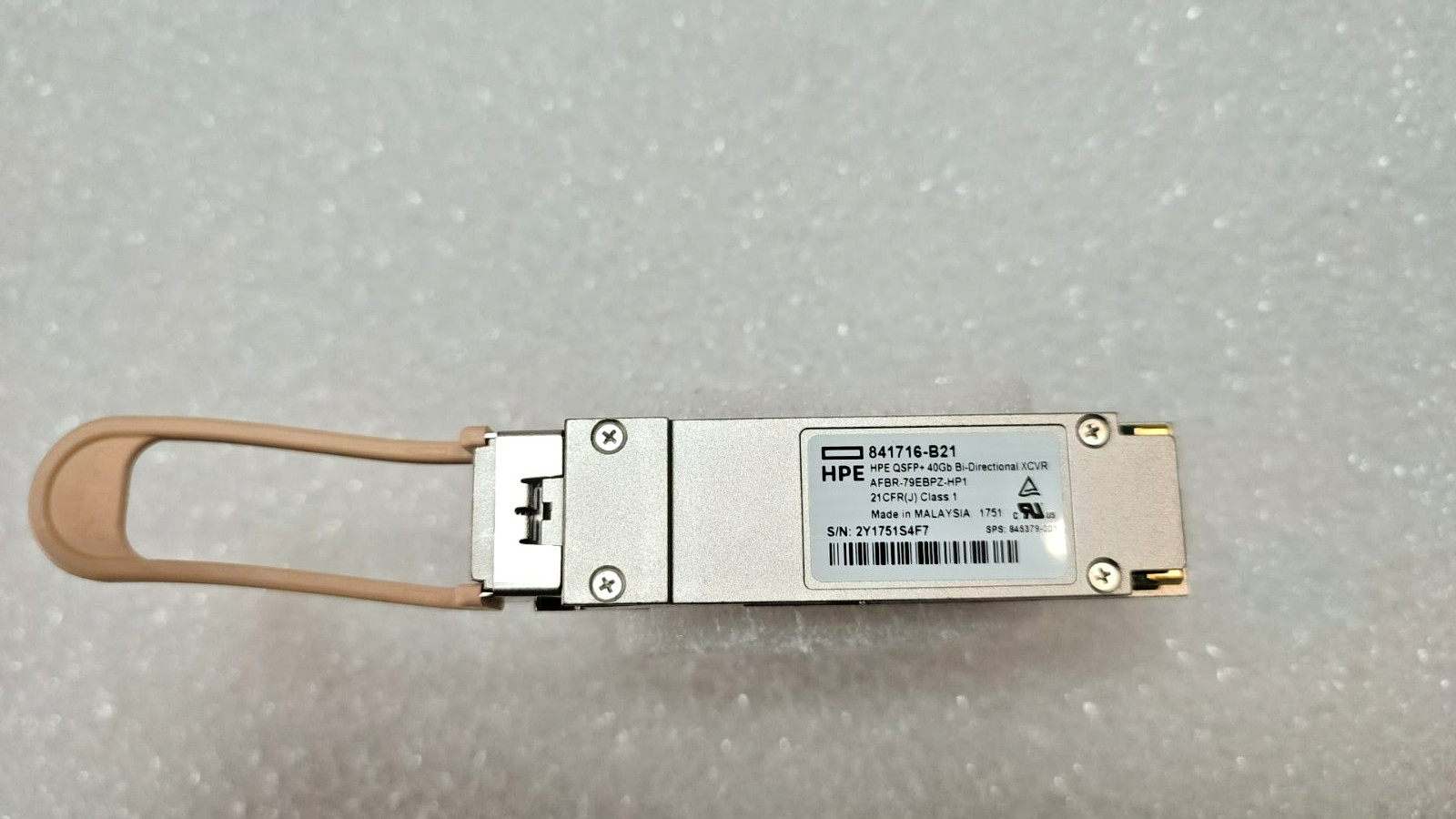 841716-B21 HPE 40GB QSFP+ BIDIRECTIONAL TRANSCEIVER 841718-001  868243-001