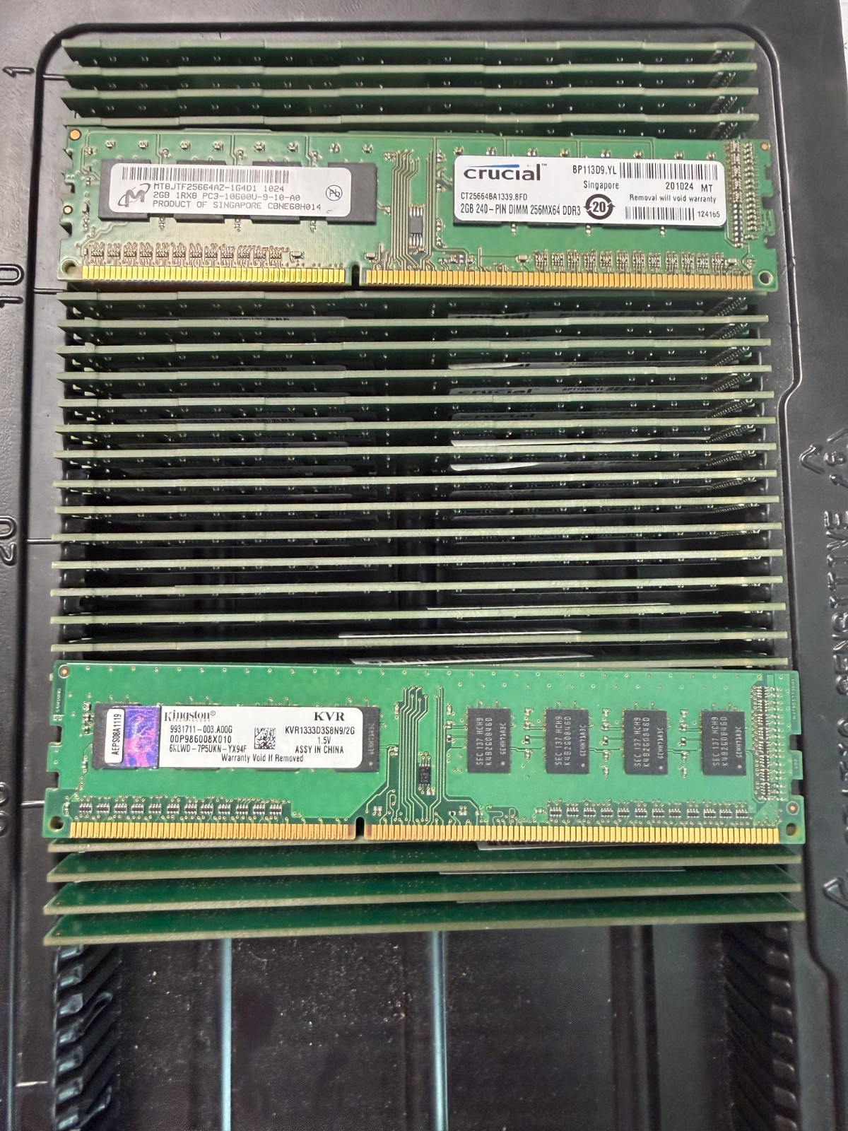 NEW 64GB (32 x 2GB) Crucial Kingston DDR3 1333MHz PC3-10600 RAM CT25664BA1339A