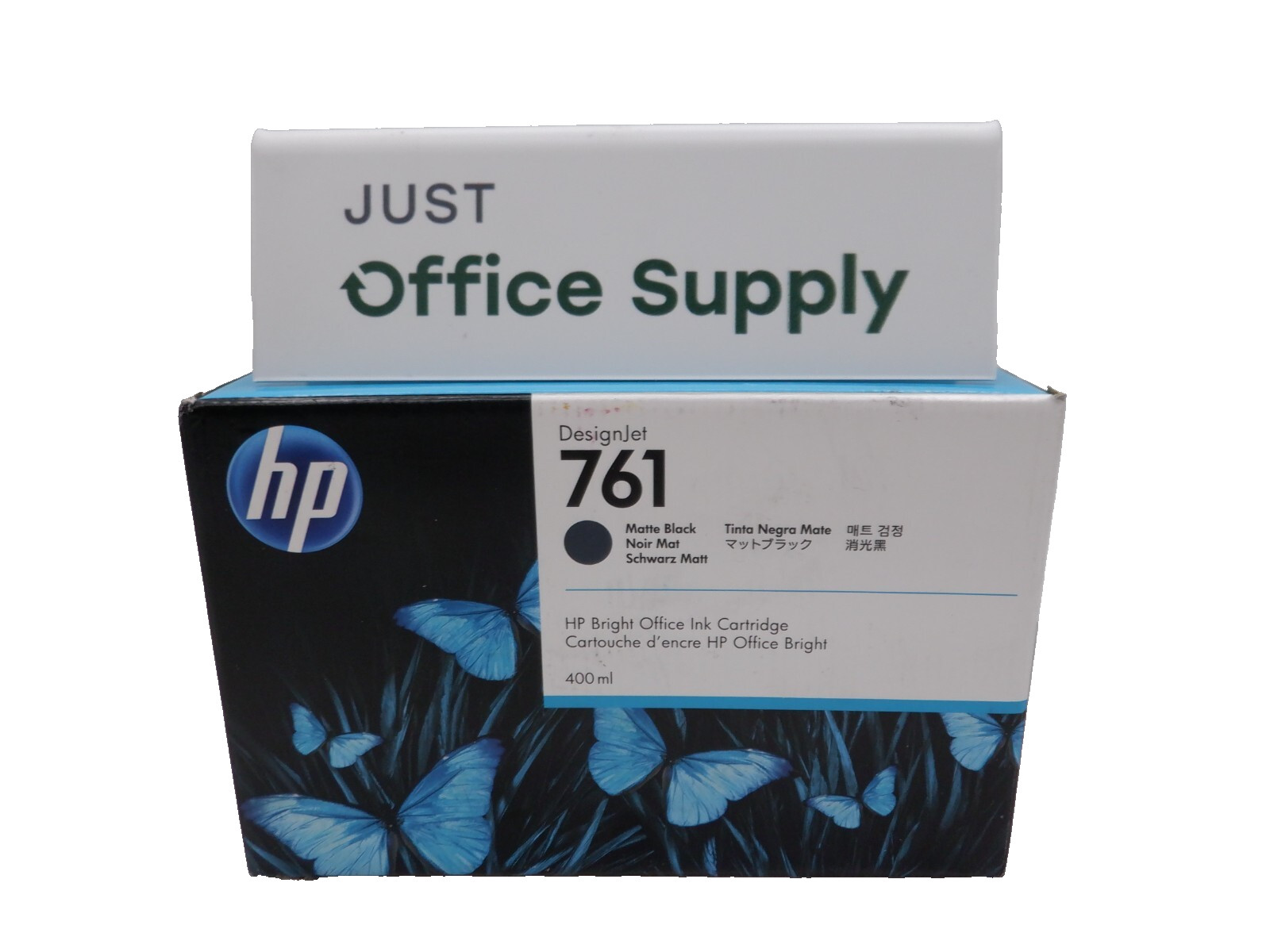 Genuine HP 761 Matte Black CM991A 400ml Bright Office Ink Cartridge 