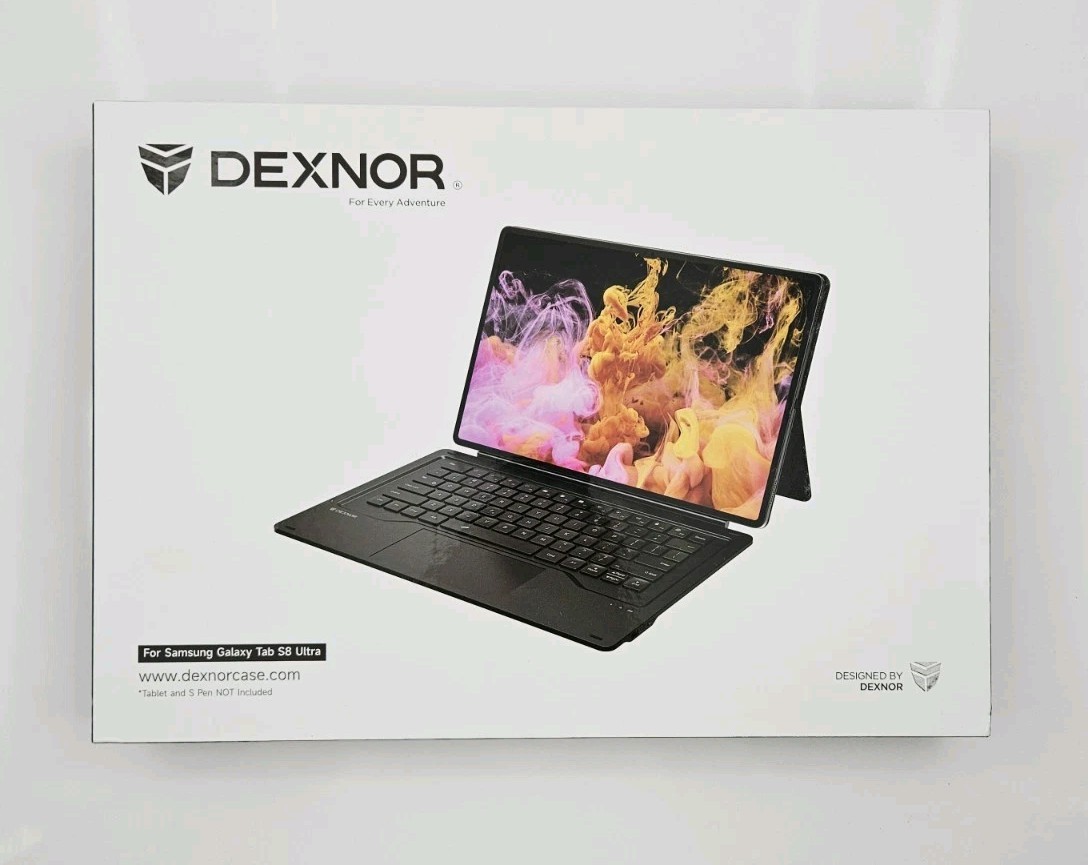 DEXNOR Magnetic Detachable Backlit Keyboard Case For Galaxy Tab S8 Ultra 14.6"