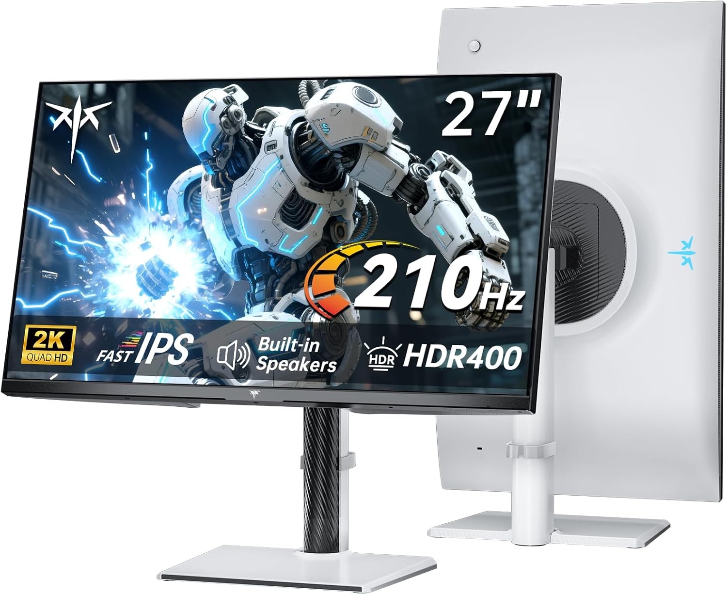 KTC H27T6 27" Gaming Monitor 2K 1440P 210Hz,Fast IPS,1ms,Adaptive Sync PC Monito