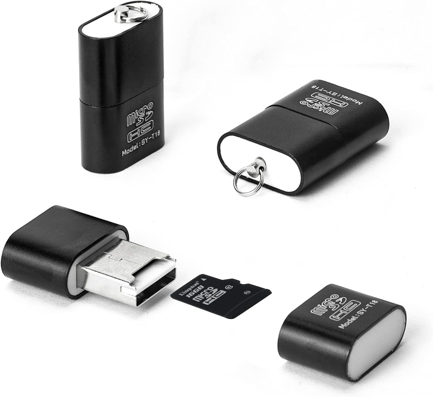 [3 Pack] Card Reader for Android,Micro SD Card to USB Adapter, TF Card Reader