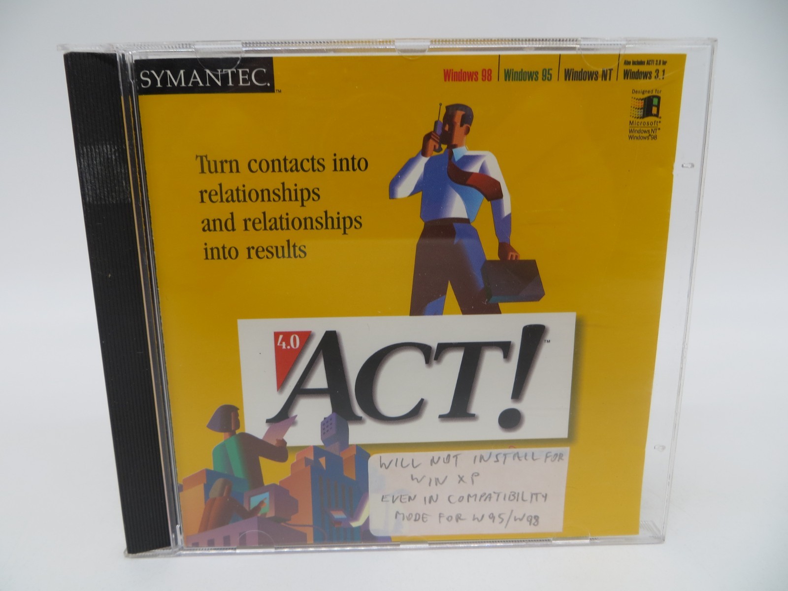SYMANTEC ACT 4.0 (CD-ROM, 1998) for Windows 95/98/NT