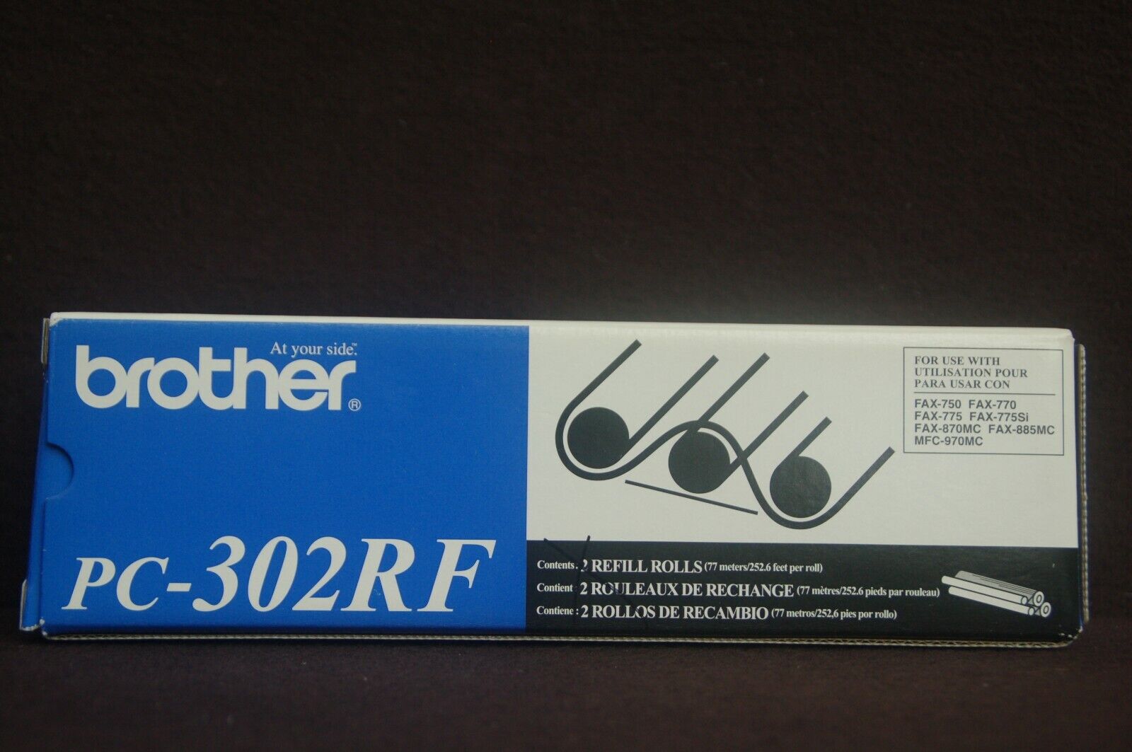 Brother pc-302RF Thermal Ribbon Refill Roll, Factory Sealed, 1 Enclosed