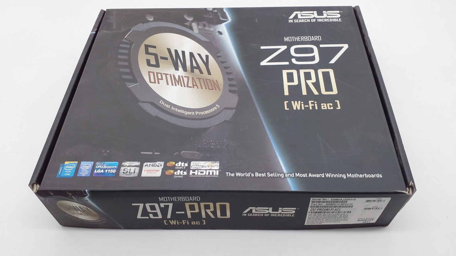 ASUS Motherboard Z97-PRO [Wi-Fi ac] Tested Working