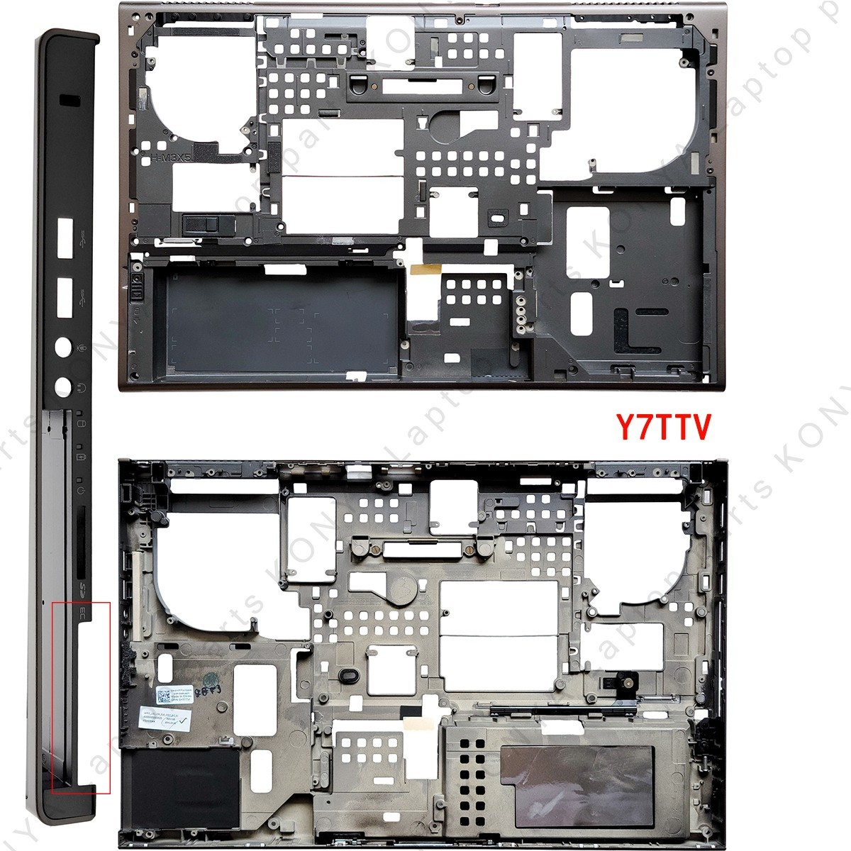 For Dell Precision M6800 Laptop LCD Back Cover/Bezel/Palmrest/Bottom Case/Parts