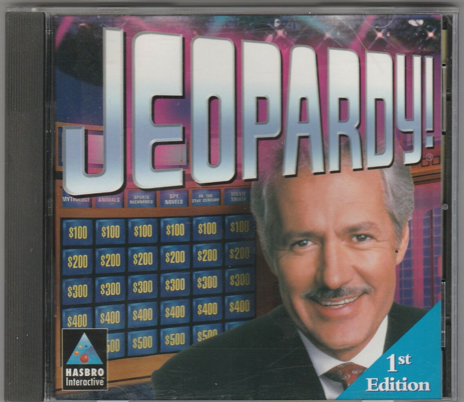 Jeopardy CD-Rom Game 1st Edition by Hasbro Interactive  1998 for Win 95/98