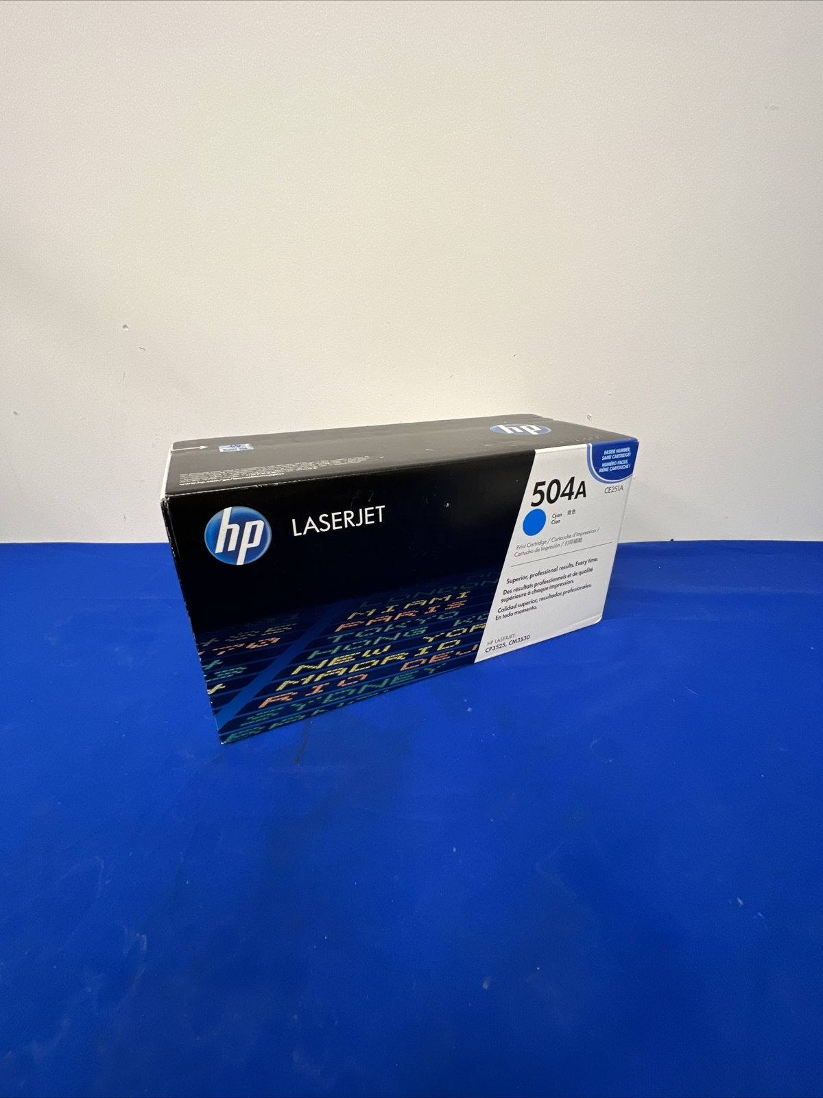 **NEW**HP CE251A Cyan 504A Toner Cartridge Genuine OEM
