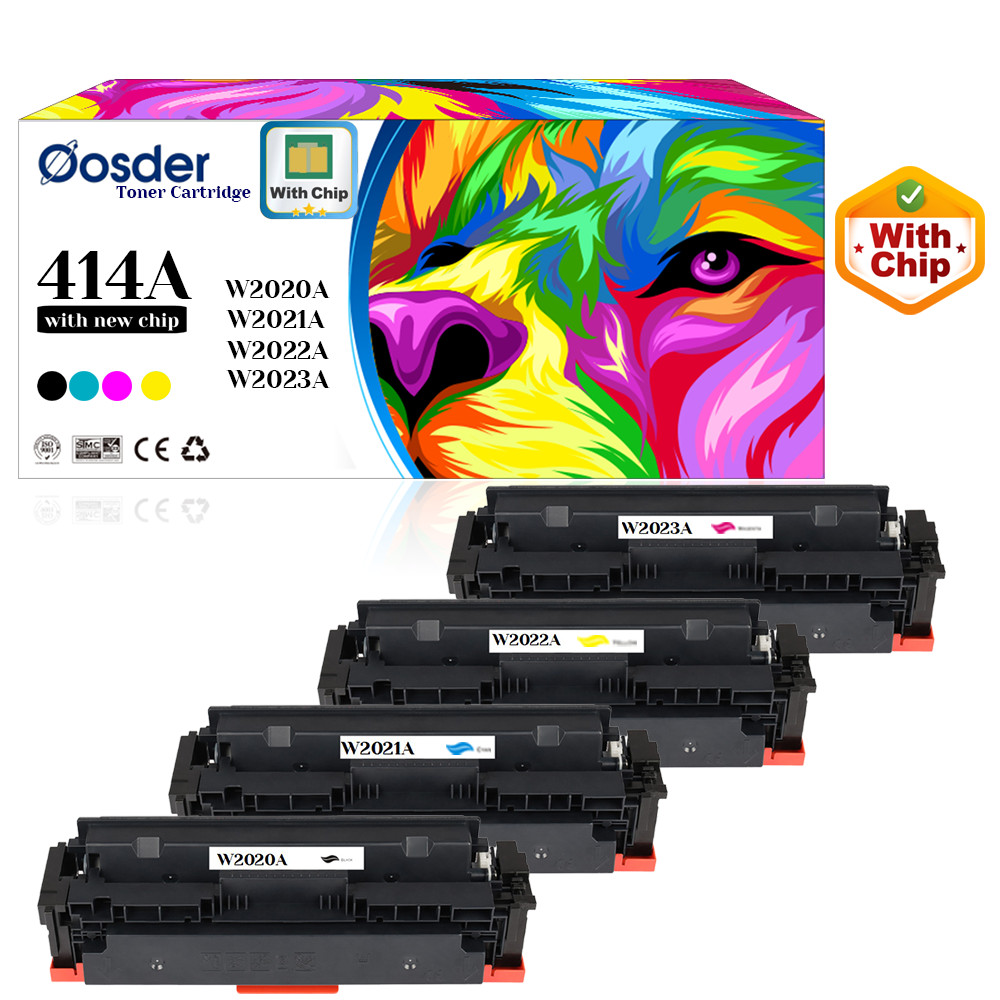 414A BK/C/M/Y Toner(New Chip), for HP M454/MFP M479 (W2020A W2021A W2022A 2023A)