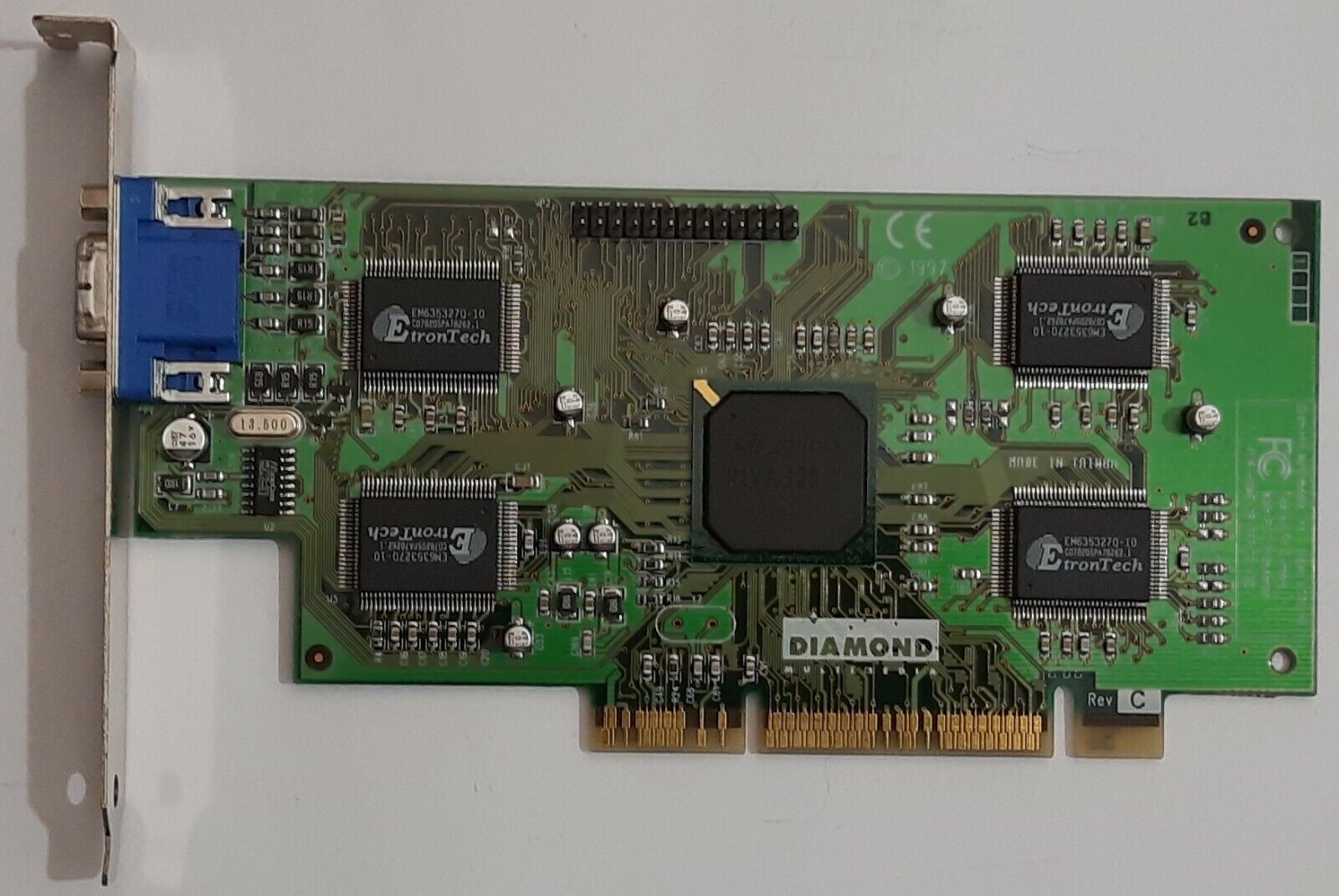 Diamond Viper V330 AGP Graphics Card (Nvidia Riva 128, 4MB, Retro, 1998)