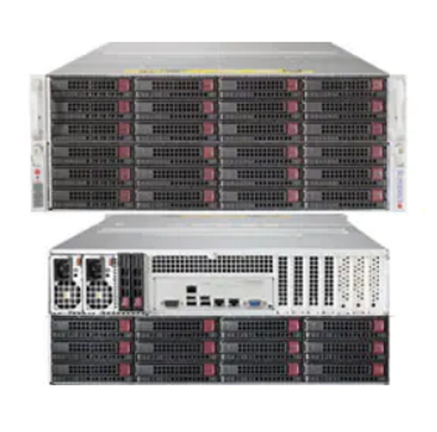 Supermicro 6048R-E1CR72L 72 HDD Bay LFF Storage Server 2x Xeon 18 Core 64GB DDR4
