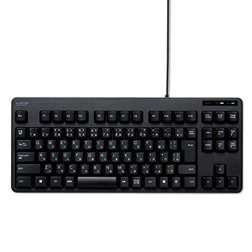 ELECOM Wired Membrane Compact Keyboard Black TK-FCM103XBKfrom JP
