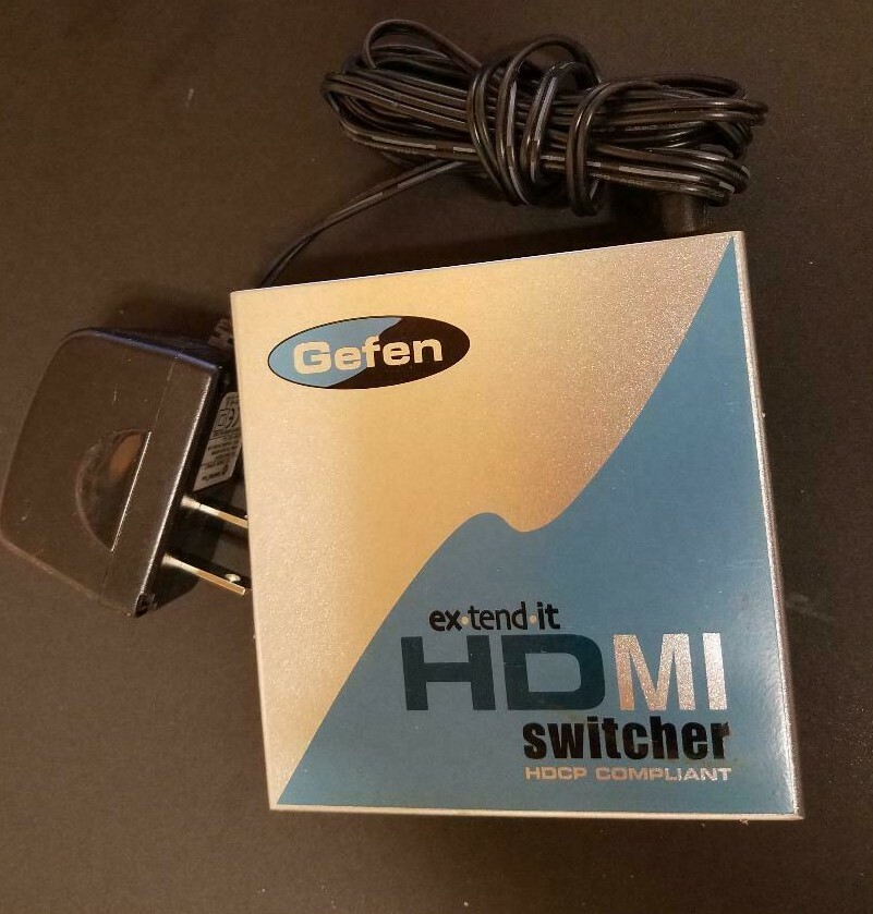 Gefen HDTV Switcher Ex-tend-it DVI HDCP Compliant W/ AC Cord Extendit (no box)