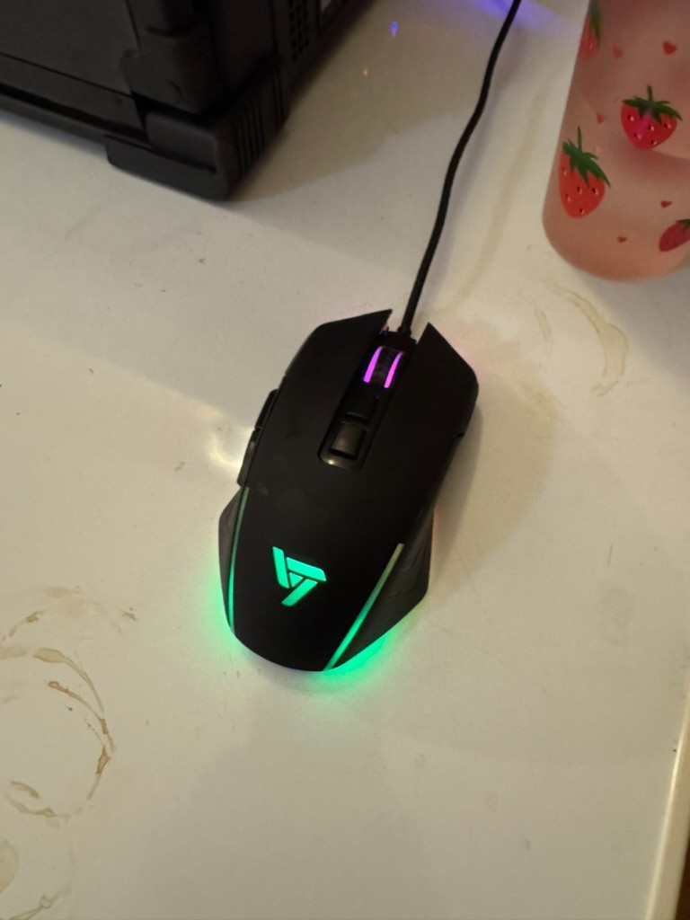 Victsing T26 Wired Gaming Mouse – RGB, 8000 DPI, 8 Programmable Buttons
