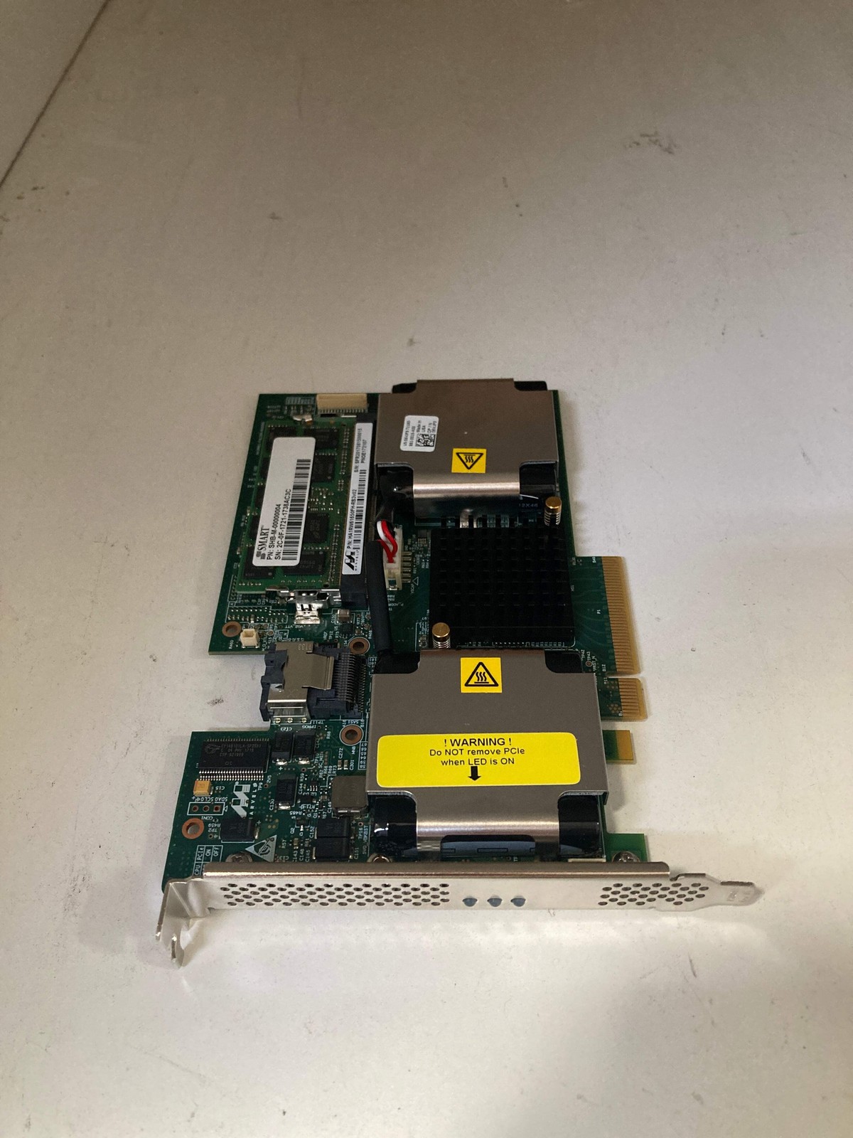 6VJP3 DELL Single Port Mini SAS PCI-e x8 Dual Battery Controller
