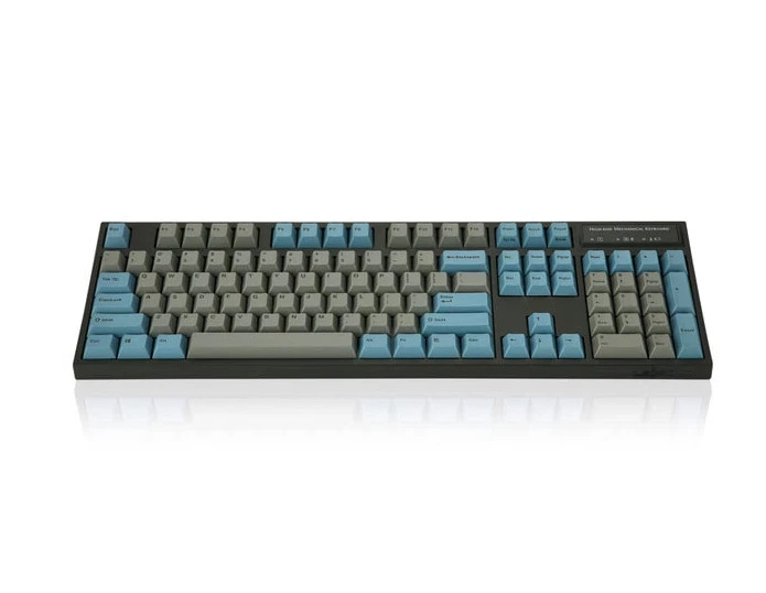 NEW Leopold FC900RBT High-End Mechanical Bluetooth Keyboard Gray Blue 50g
