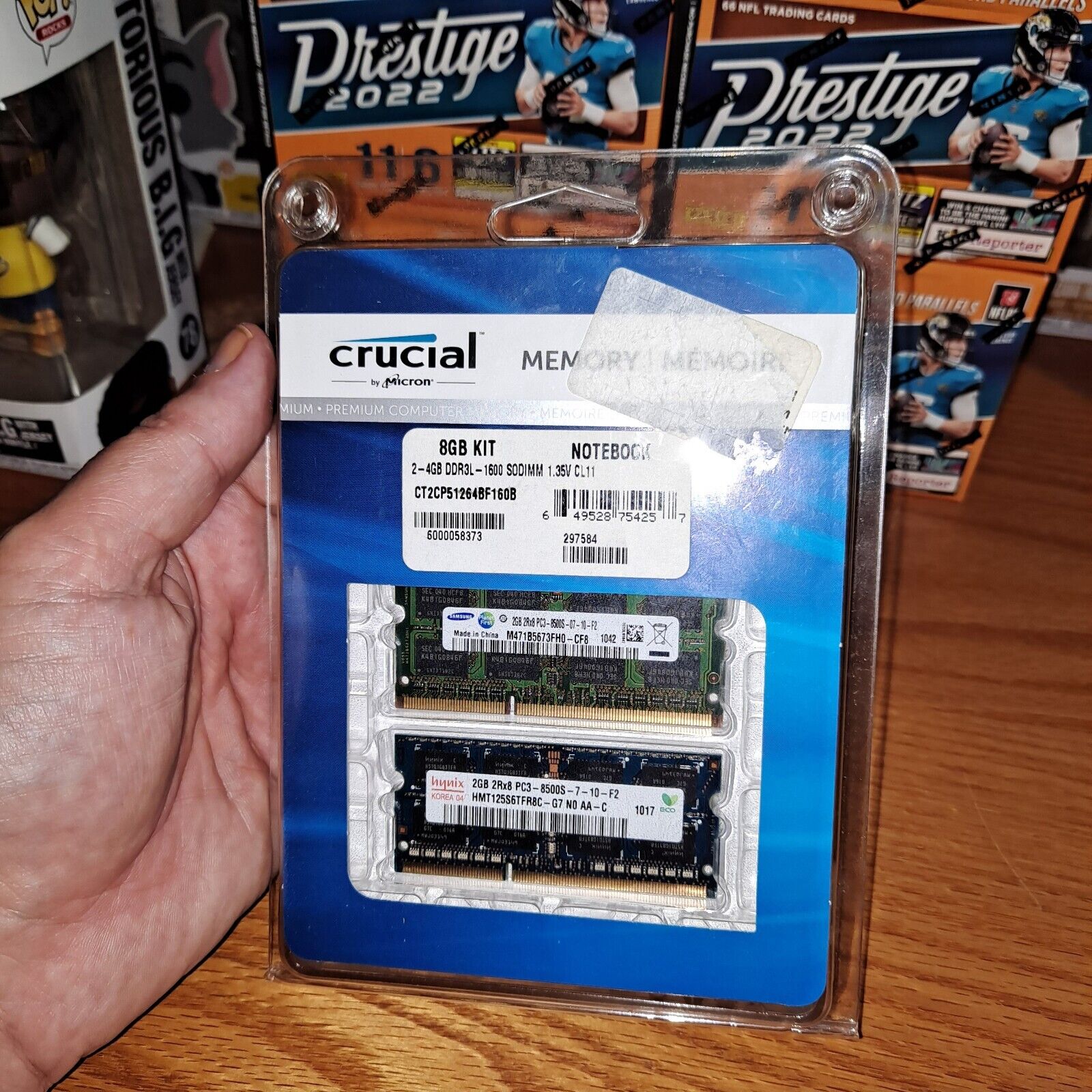 CRUCIAL Memory by Micron 8GB KIT 2-4GB Notebook DDR3L 1600 SODIMM CT2C4G3S160BM