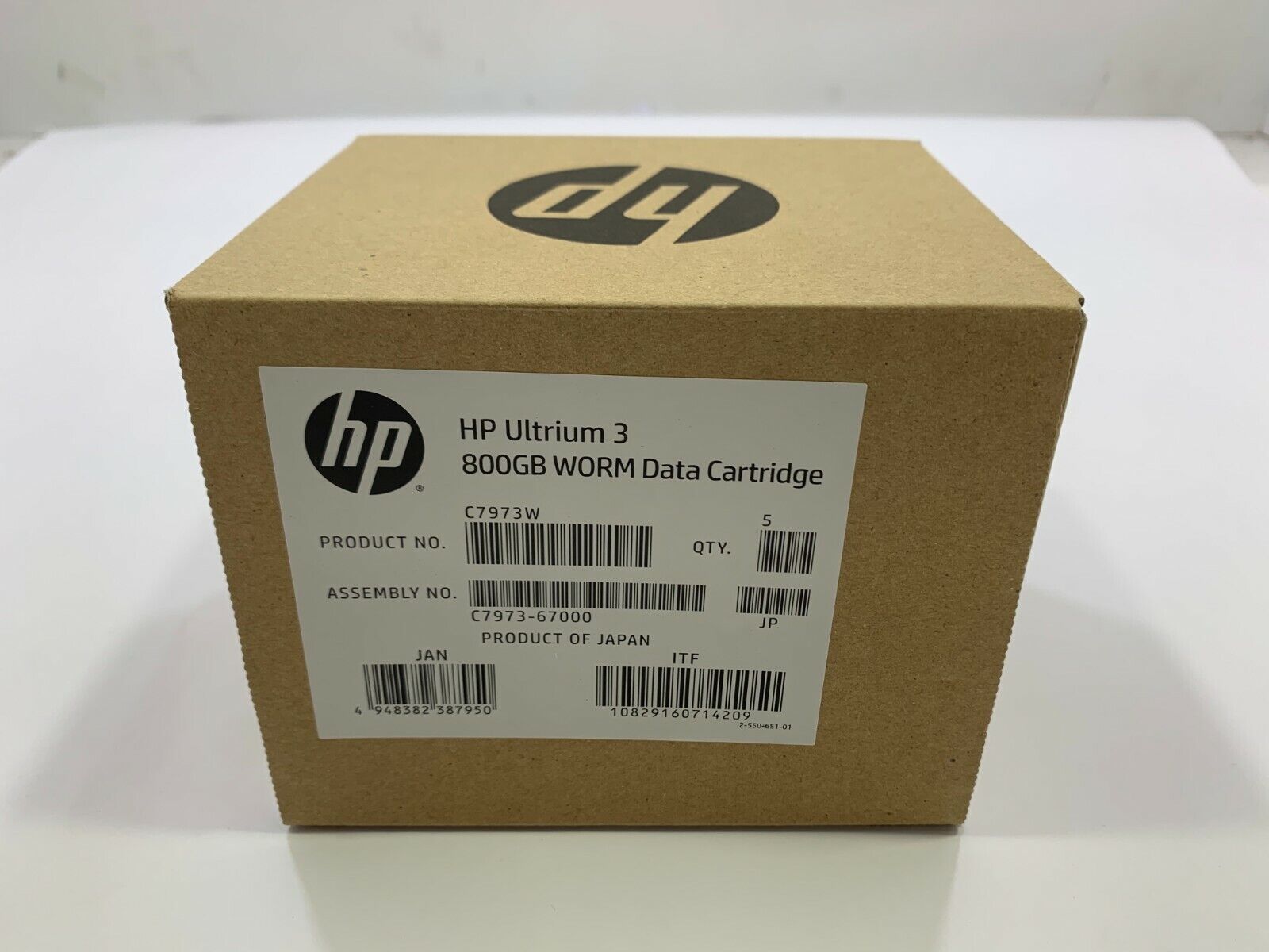 HPE LTO-3 Ultrium 800GB Worm Data Tapes C7973W  BRAND NEW 