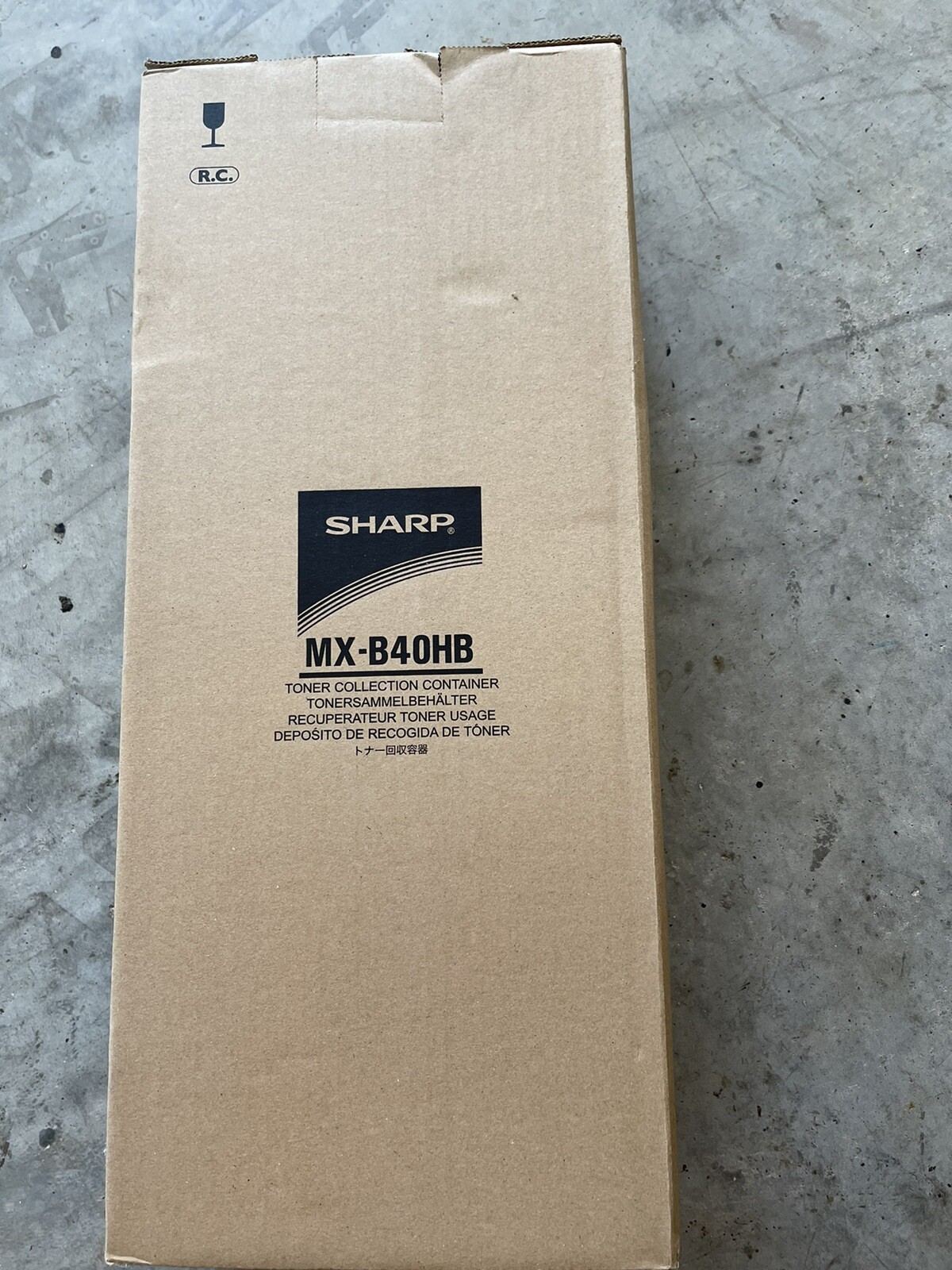 Genuine OEM Sharp MX-B40HB Waste Toner Collection Container MX-B400P MX-B401 G4