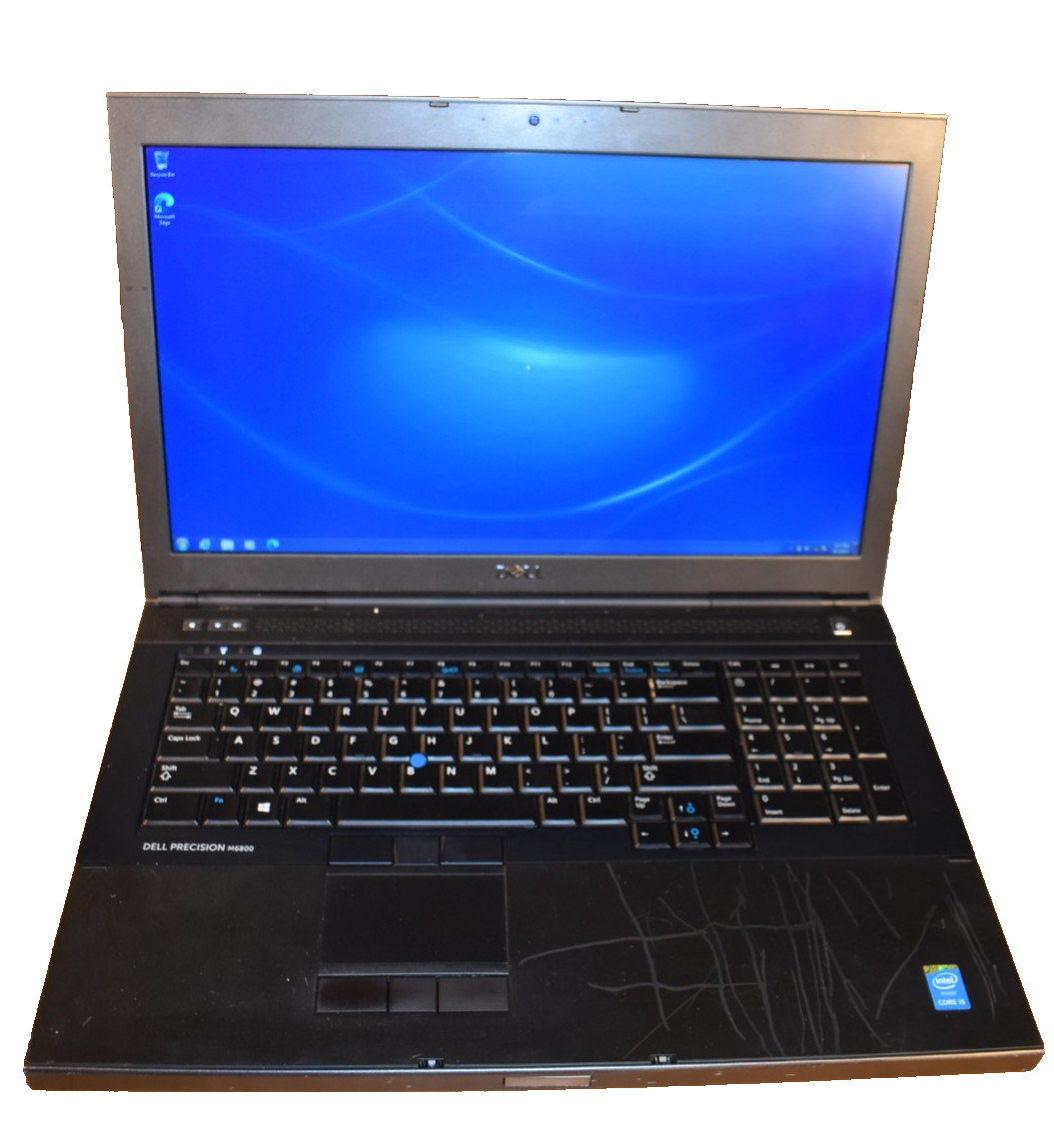Dell Precision M6800 17" Dual Core i5-4210M 500GB HDD Windows 7 32-bit DVD-RW