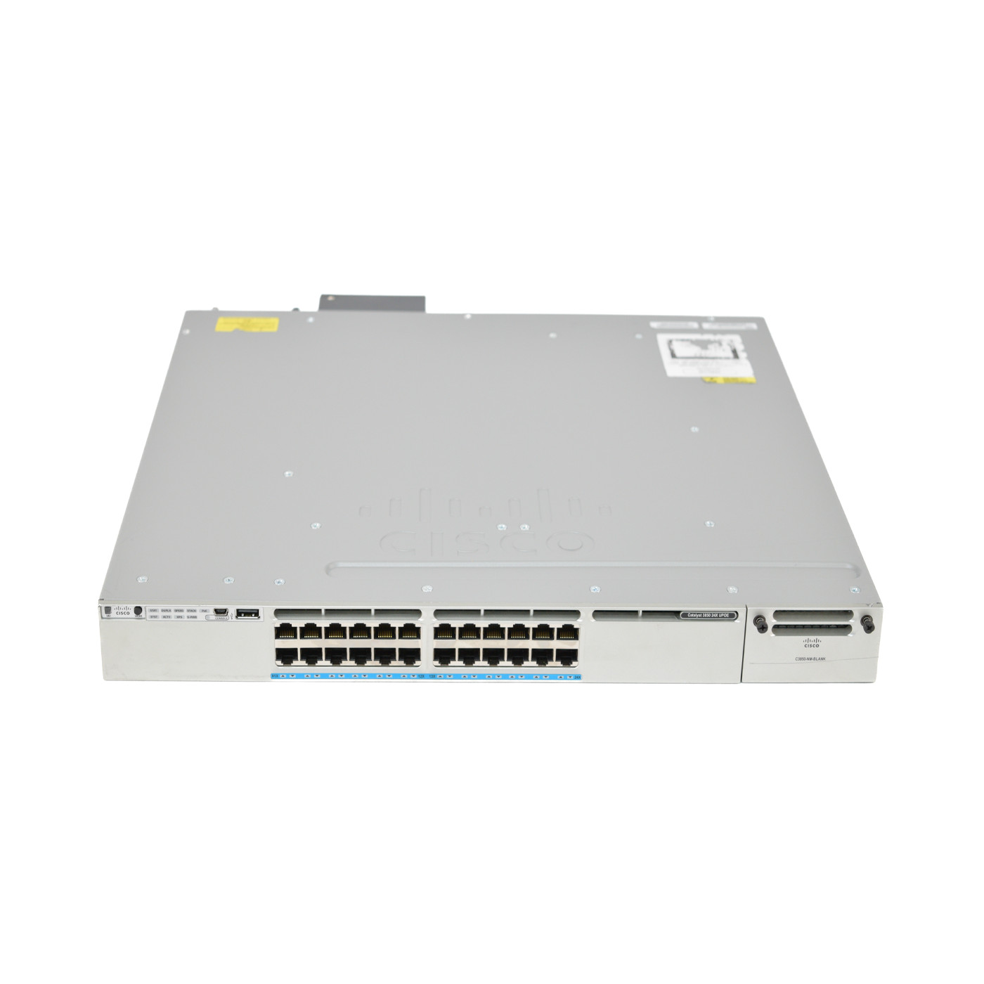 Cisco WS-C3850-24XU-E 24 100Mbps/1/2.5/5/10 Gbps UPOE Ethernet IP Base Switch