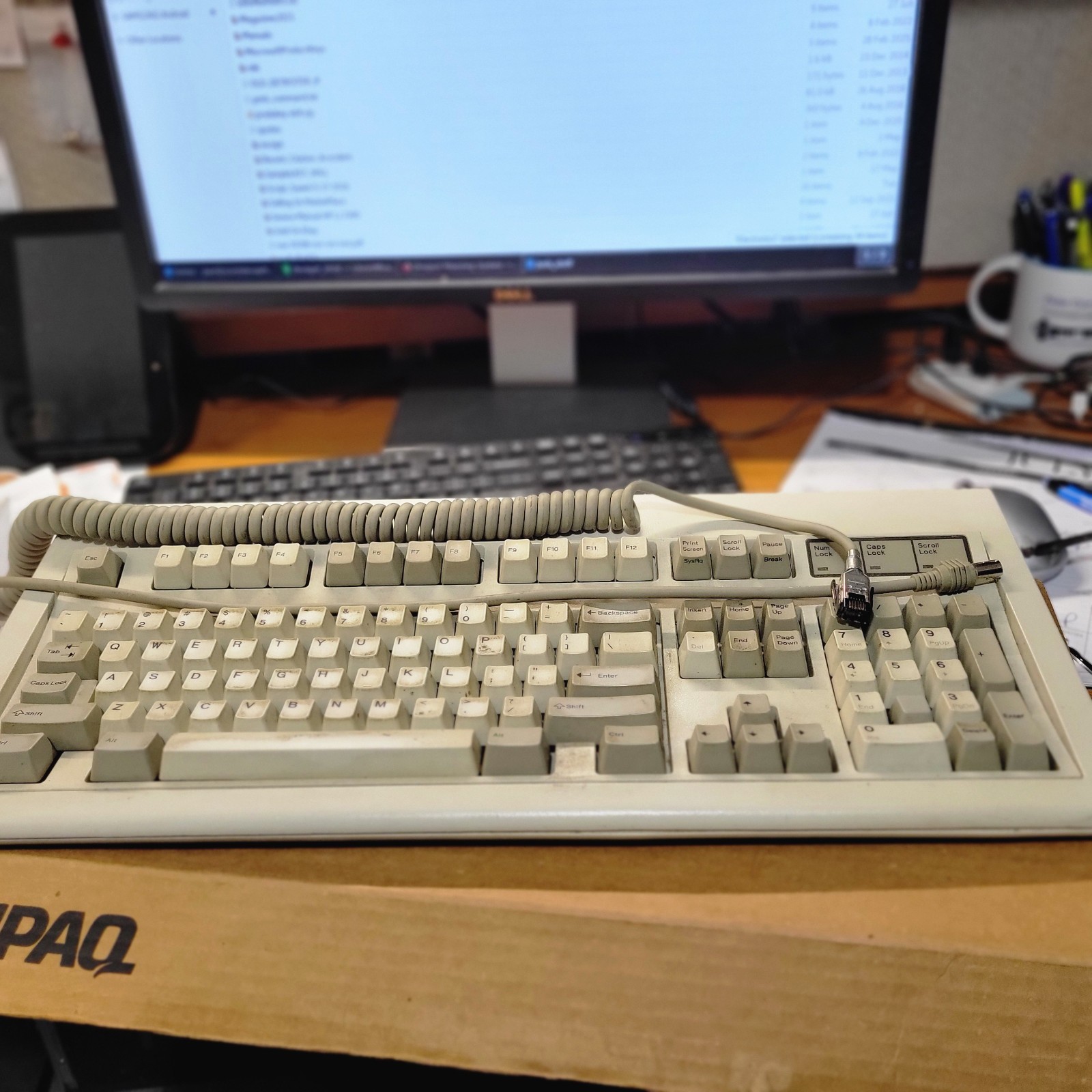 IBM Model M 1391401 'Clicky' Mechanical Keyboard, Used, Working, Vintage