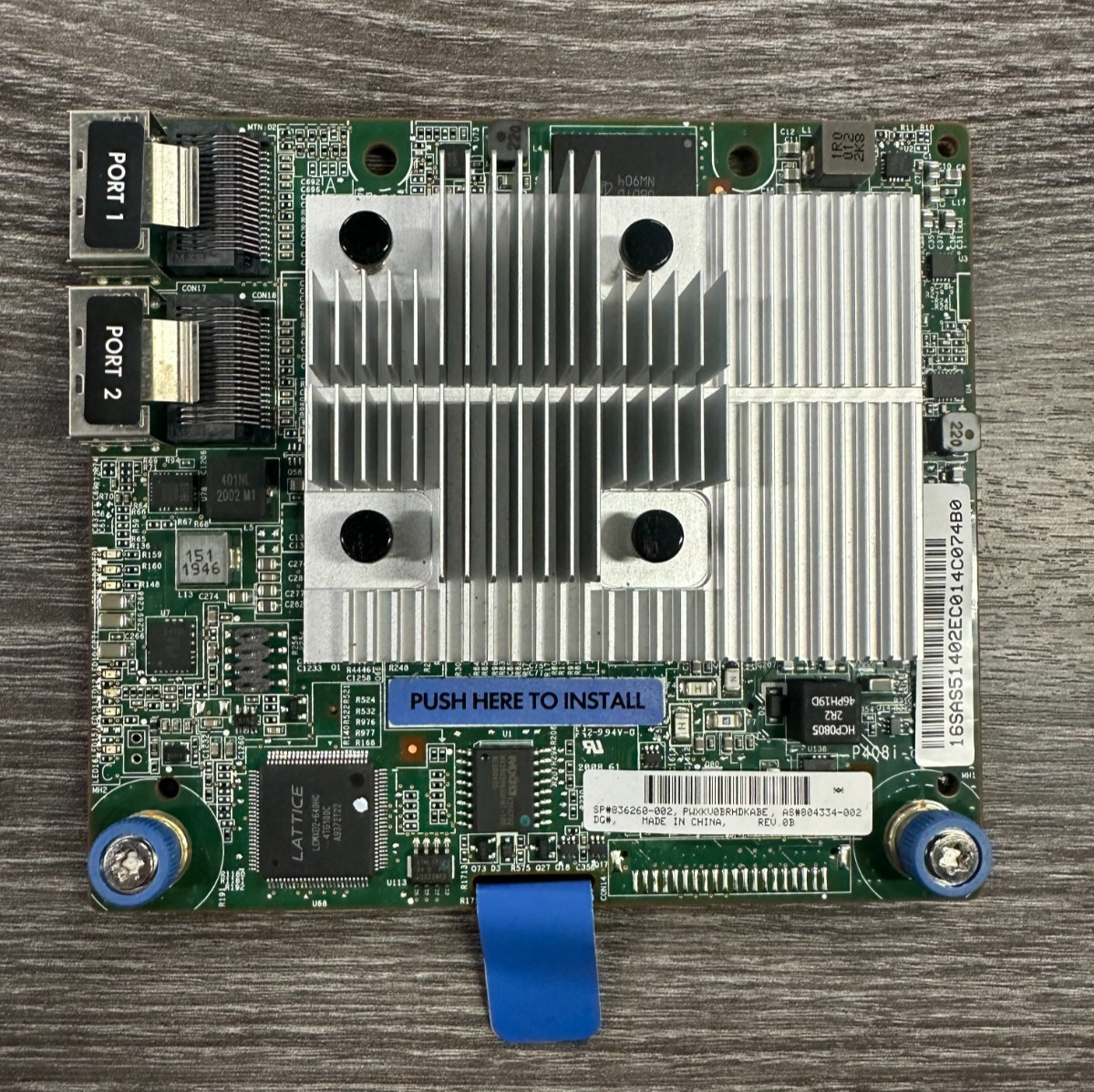 HPE Smart Array P408i-a SR Gen10 12G SAS RAID Controller 836260-002 804334-002