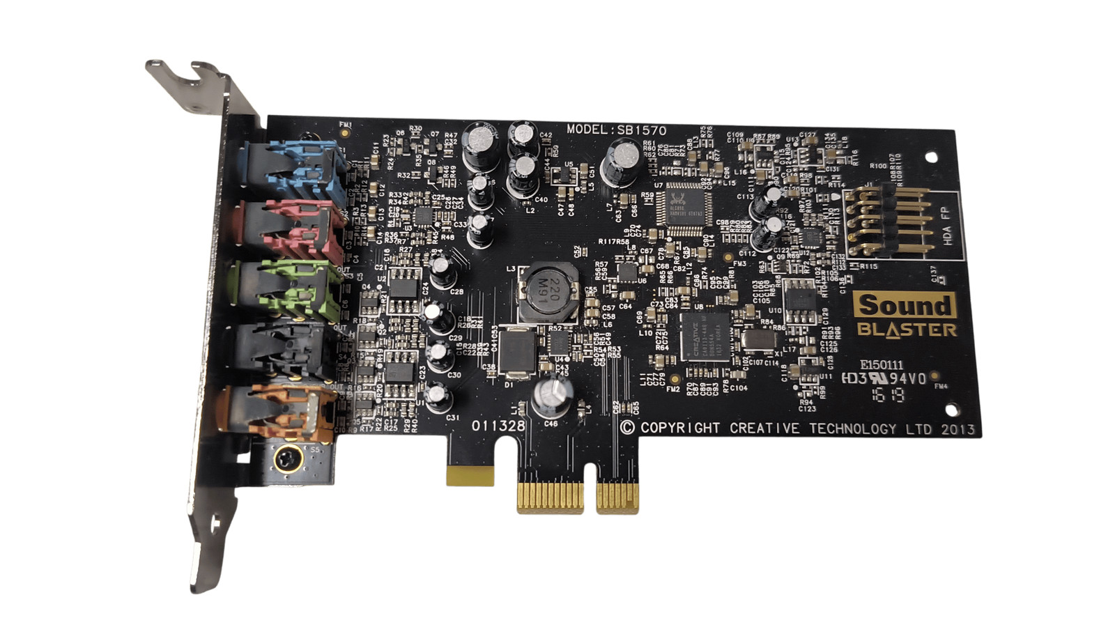 Dell CC1KM Creative SB1570 Sound Blaster 5.1 Sound Card Half Height Bracket