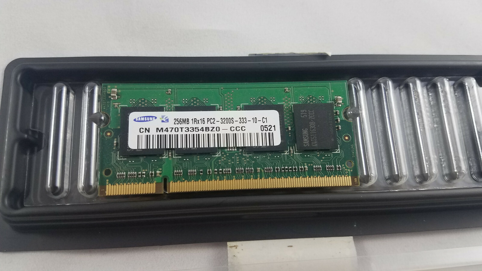 SAMSUNG 256MB 1Rx16 PC2-3200S LAPTOP RAM Memory M470T3354BZ0 CCC