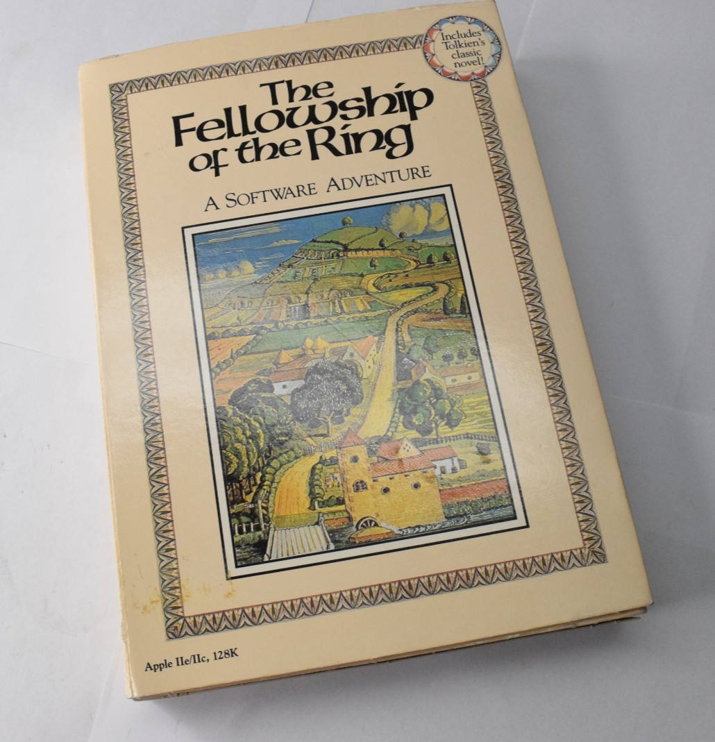 The Fellowship of the Ring LOTR Floppy Disk Game for Apple II Lord of the Rings