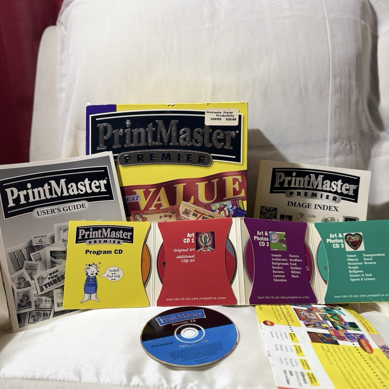 VTG PrintMaster Premier Desktop Publishing Suite for Windows 95/3.1 PC CD-ROM