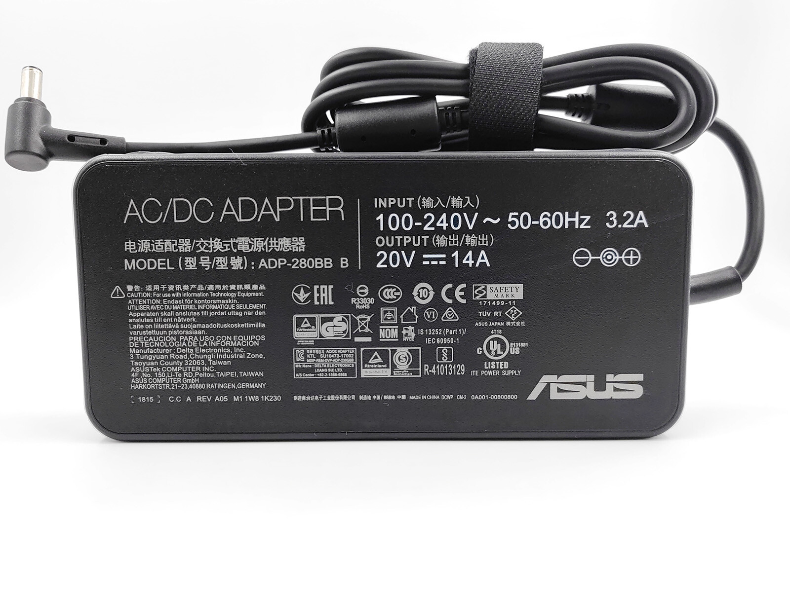 Genuine 280W 7.4*5.0mm MSI GE65 Raider 9SF-006 9SF-049 Charger Adapter