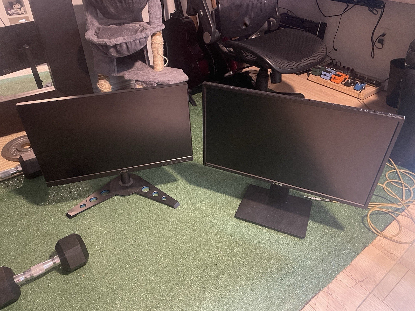 Lenovo Legion Y25-25 240hz and ASUS PB277Q 75fps Monitor Package. (2 For 1)