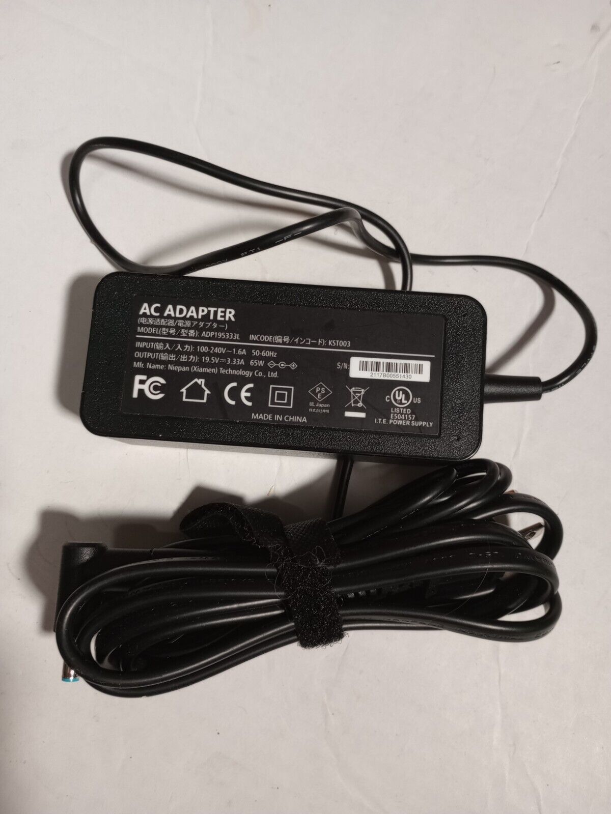 65W ADP195333L AC Adapter Power Supply 19.5V 3.33A