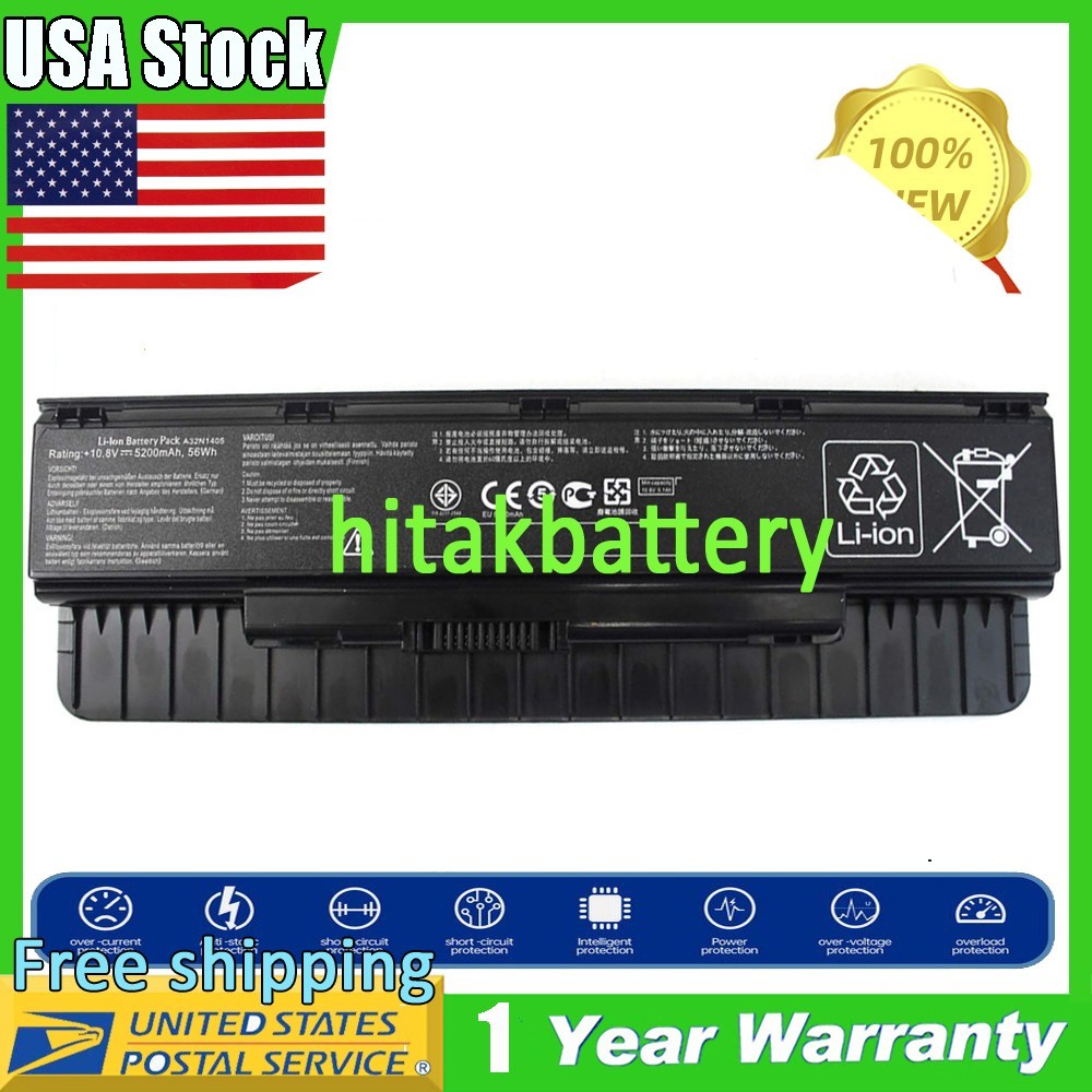 Battery for ASUS ROG G551 G551J G551JM G771 G771J G58JM GL551 GL771 A32N1405 US