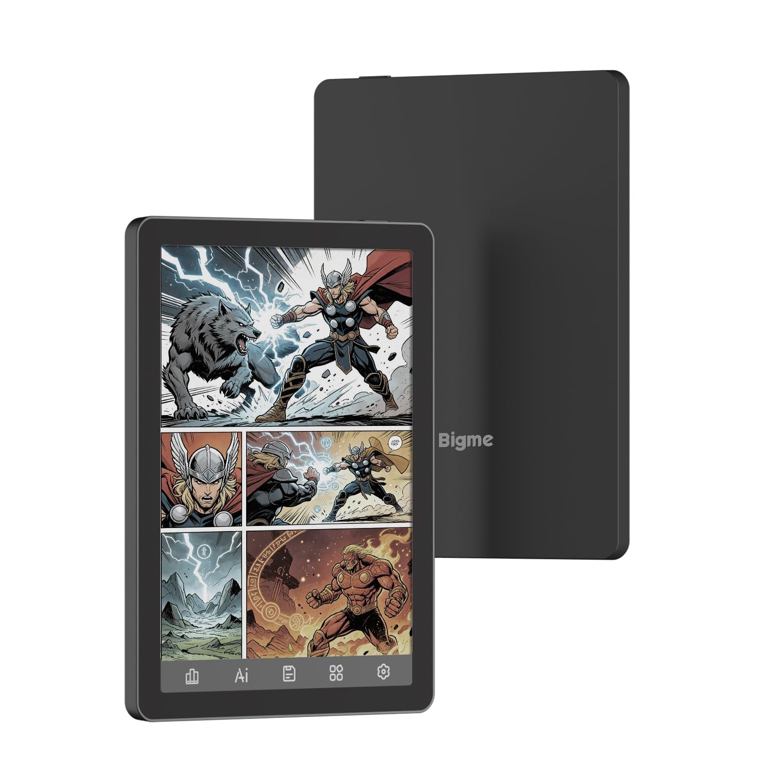 Bigme B6 Color Ebook Reader, 6 Inch e-Paper Tablet, 2GB+32GB Black 2+32
