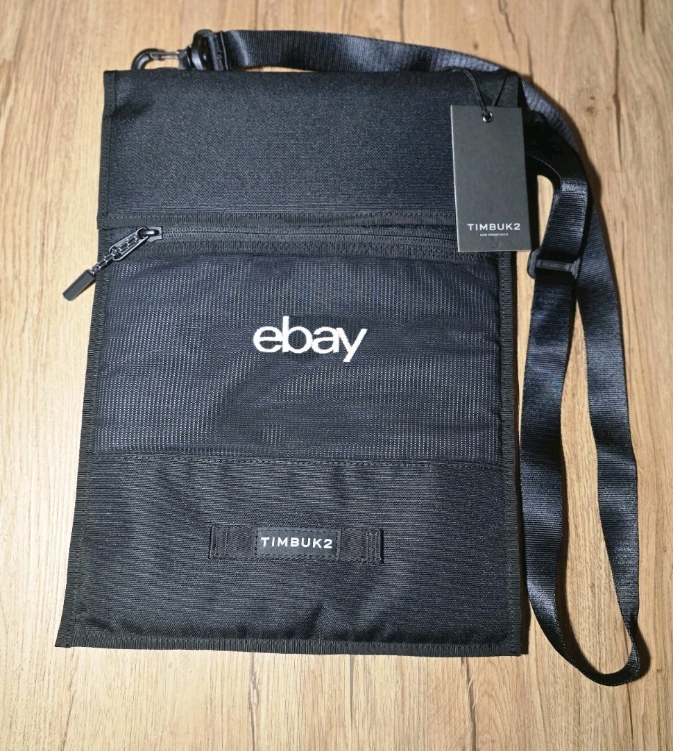 Timbuk2 x eBay Black Laptop Sleeve Case Shoulder Strap New With Tags