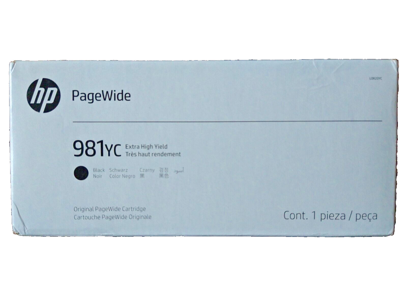 New Genuine HP 981YC L0R20YC PageWide Black Ink Cartridge Extra High Yield, 2026