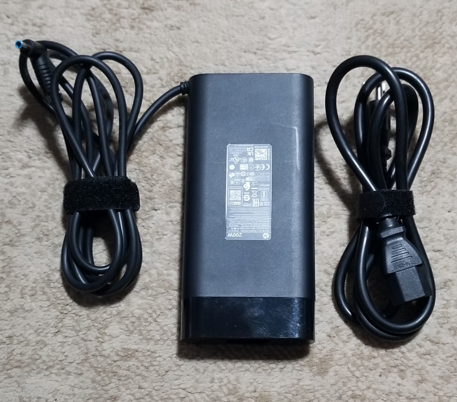 OEM 200W 19.5V 10.3A L00895-003 For HP Victus 16-D0023DX Genuine Laptop Adapter.