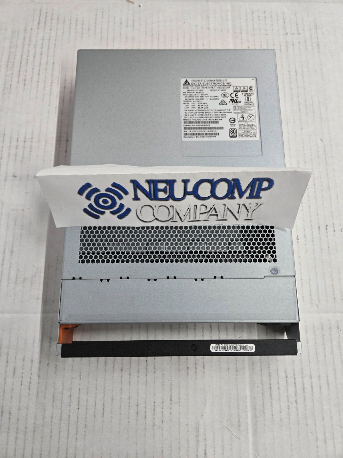 IBM Power Supply 01LJ900 01LJ901 01LJ902 02JE810 800W Storwize TDPS-800FB Delta