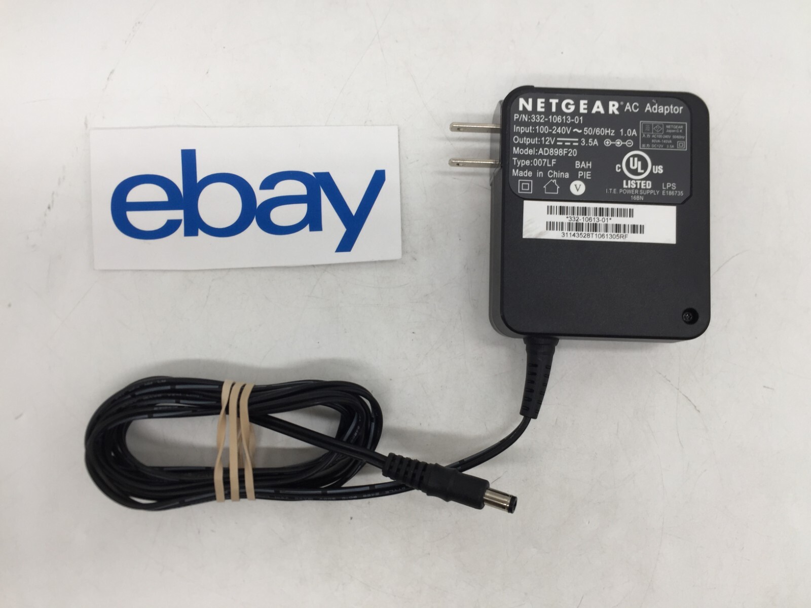 Genuine Netgear AD898F20 332-10613-01 12V 3.5A Power Supply FREE S/H