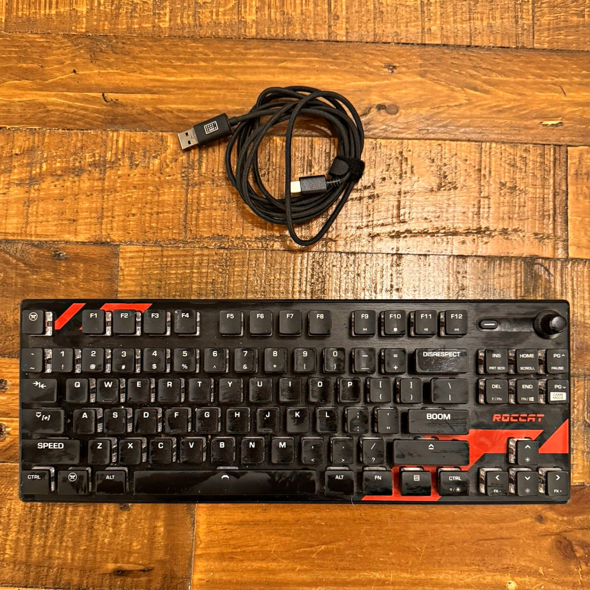 ROCCAT Vulcan TKL Pro RGB Gaming Keyboard - Dr Disrespect Edition-Optical Titan